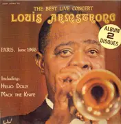 Double LP - Louis Armstrong - The Best Live Concert, Paris June 1965