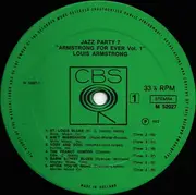 LP - Louis Armstrong - Armstrong For Ever, Vol. 1