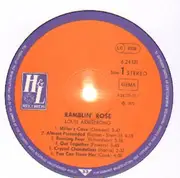 LP - Louis Armstrong - Ramblin' Rose