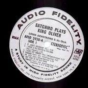 LP - Louis Armstrong - Satchmo Plays King Oliver