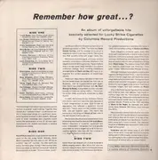 LP - Louis Armstrong, Dinah Shore,.. - Remember How Great...?