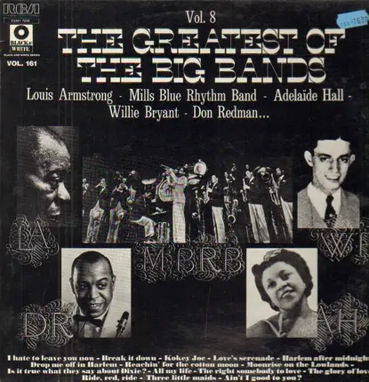 Louis Armstrong, Mills Blue Rhythm Band, Adelaide Hall - The Greatest Of The Big Bands Vol. 8 (1932-1939)