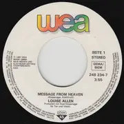 7inch Vinyl Single - Louise Allen - Message From Heaven