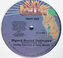 12inch Vinyl Single - Louise Freeman & Terry Blount - Signed Sealed Delivered