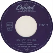 7'' - Louis Prima & Keely Smith , Sam Butera And The Witnesses - Hey, Boy! Hey, Girl / You Rascal You
