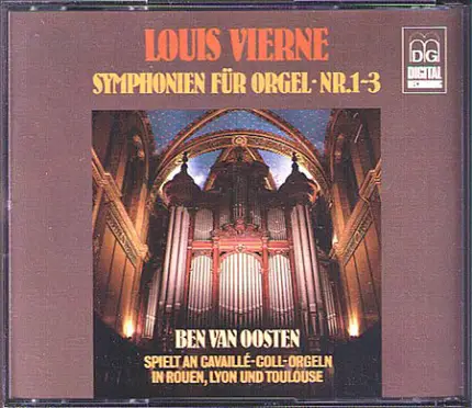 Vierne / Ben Van Oosten - Symphonien Für Orgel • Nr. 1-3
