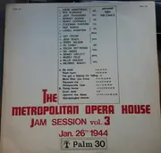 LP - Louis Armstrong, Roy Eldridge... - Metropolitan Opera House Jam Session, New York City January 1944