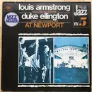 LP - Louis Armstrong And His All-Stars , Duke Ellington And His Orchestra - At Newport