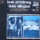 LP - Louis Armstrong And His All-Stars , Duke Ellington And His Orchestra - At Newport - Mono
