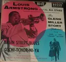 7inch Vinyl Single - Louis Armstrong And His All-Stars - Basin Street Blues / Otchi-Tchor-Ni-Ya - EP