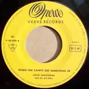 7inch Vinyl Single - Louis Armstrong And His All-Stars / Ella Fitzgerald - When The Saints Go Marching In / Undecided