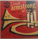 10'' - Louis Armstrong And His All-Stars - Jazz Concert Vol. 2 - Silver Print on Labels