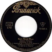 7inch Vinyl Single - Louis Armstrong And His All-Stars / Lionel Hampton And His Orchestra - Basin Street Blues / Air Mail Special - EP, Mono