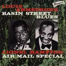 7inch Vinyl Single - Louis Armstrong And His All-Stars / Lionel Hampton And His Orchestra - Basin Street Blues / Air Mail Special