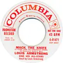 7inch Vinyl Single - Louis Armstrong And His All-Stars - Mack The Knife / Faithful Hussar