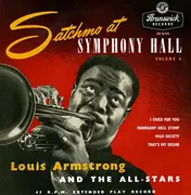 7inch Vinyl Single - Louis Armstrong And His All-Stars - Satchmo At Symphony Hall (Volume 4)