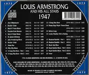CD - Louis Armstrong And His All-Stars - 1947