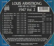 CD - Louis Armstrong And His All-Stars - 1947 Vol. 2