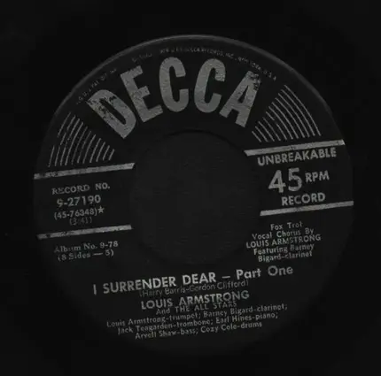 Louis Armstrong And His All-Stars - Jazz Concert Vol. 2