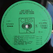 LP - Louis Armstrong And His All-Stars - Jazz Party 13