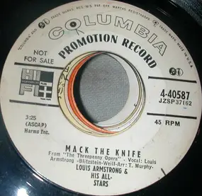 Louis Armstrong - Mack The Knife / Back O'Town Blues