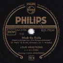 Schellack - Louis Armstrong And His All-Stars - Mack The Knife / Back O'Town Blues