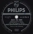 Schellack - Louis Armstrong And His All-Stars - Mack The Knife / Back O'Town Blues
