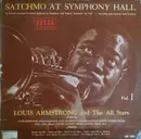 LP - Louis Armstrong And His All-Stars - Satchmo At Symphony Hall Vol. 1 - Mono