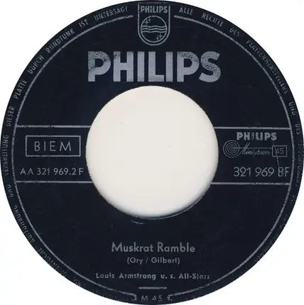Louis Armstrong And His All-Stars - Royal Garden Blues / Muskrat Ramble