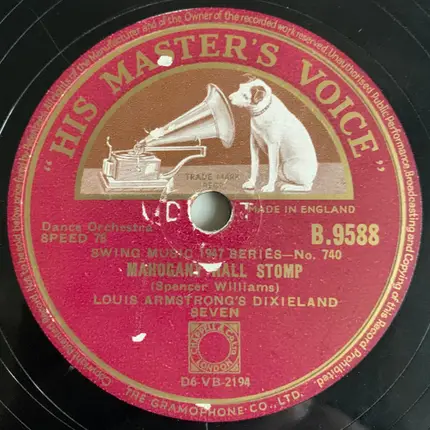 Louis Armstrong And His Dixieland Seven - Where The Blues Were Born In New Orleans (Meet The Boys) / Mahogany Hall Stomp