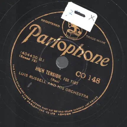 Louis Armstrong and his Orchestra - Confessin´ that i Love you/ High tension