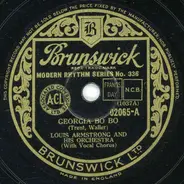 Louis Armstrong And His Orchestra - Georgia Bo Bo / Wild Man Blues