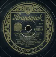 Louis Armstrong And His Orchestra - Down In Honky Tonk Town / Coal Cart Blues