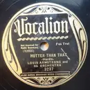 Schellack - Louis Armstrong And His Orchestra - Hotter Than That / I'm Not Rough