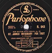 Louis Armstrong And His Orchestra / McKenzie & Condon's Chicagoans - St. James' Infirmary / Nobody's Sweetheart