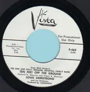 7inch Vinyl Single - Louis Armstrong And His Orchestra - Ten Feet Off The Ground - Promo