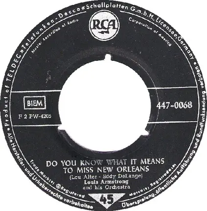 Louis Armstrong And His Orchestra - Ain't Misbehavin'