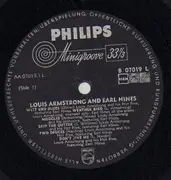 LP - Louis Armstrong And His Orchestra - Louis Armstrong And Earl Hines