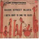 7inch Vinyl Single - Louis Armstrong - Basin Street Blues / I Gotta Right To Sing The Blues