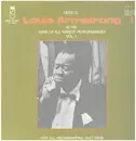LP - Louis Armstrong - Here Is Louis Armstrong At His Rare Of All Rarest Performances Vol. 1