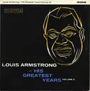 LP - Louis Armstrong - His Greatest Years - Volume 2