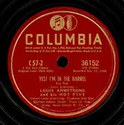 Schellack - Louis Armstrong & His Hot Five - Hot Jazz Classics - Hardcover Album 4x Shellac