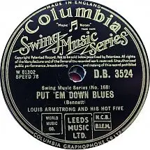 Louis Armstrong & His Hot Five - I'm Not Rough / Put 'Em Down Blues