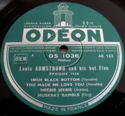 10'' - Louis Armstrong & His Hot Five - Louis Armstrong And His Hot Five 1926 - Yellow Sleeve