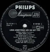 LP - Louis Armstrong & His Hot Five - Louis Armstrong And His Hot Five