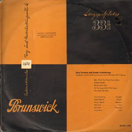 Louis Armstrong - Jam Session Mit Louis Armstrong