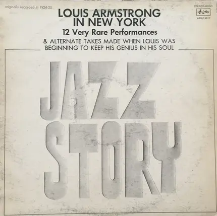 Louis Armstrong - Louis Armstrong In New York (12 Very Rare Performances)