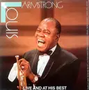 LP - Louis Armstrong - Live And At His Best - Still Sealed