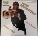 LP - Louis Armstrong - Live In Concert February 1948