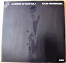 Double LP - Louis Armstrong - Masters Of Jazz Vol.1 - Gatefold